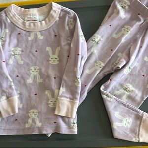 Hanna Andersson long pajama set in size 2T